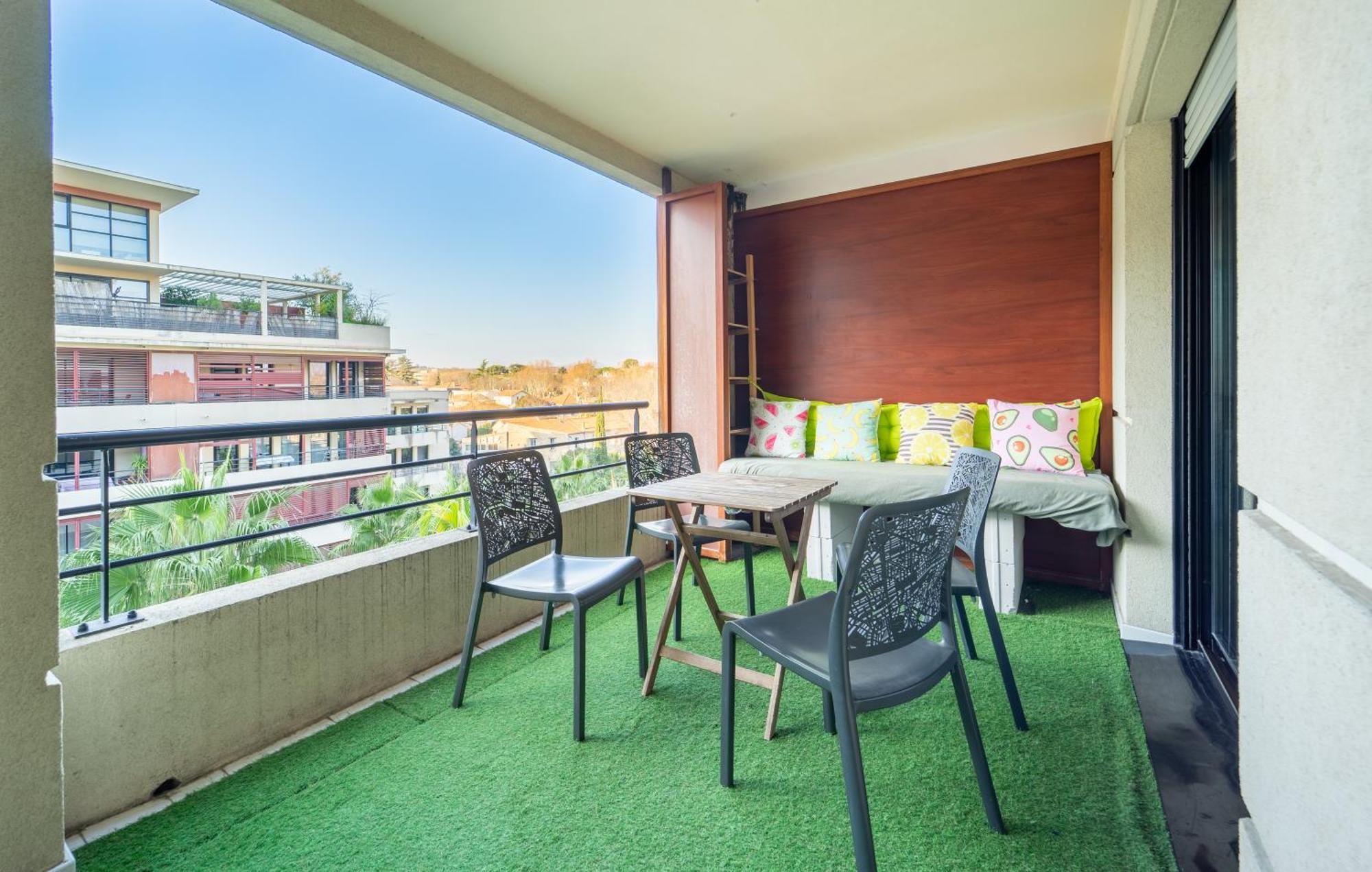 Le Dory - Appartement Centre Ville avec Terrasse, Parking&Wifi Montpellier Extérieur photo